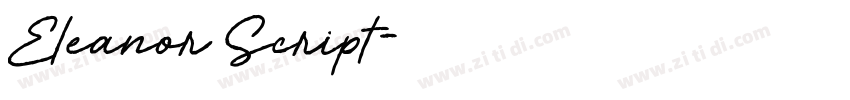 Eleanor Script字体转换